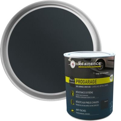 Peinture sol PROGARAGE graphite 2 l - RESINENCE