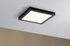 Plafonnier carré Abia LED intégrée noir mat 30 x 30 cm 3200 lumens PAULMANN