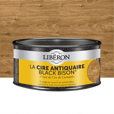 Cire antiquaire en pâte "Black Bison" noyer 500 ml LIBERON