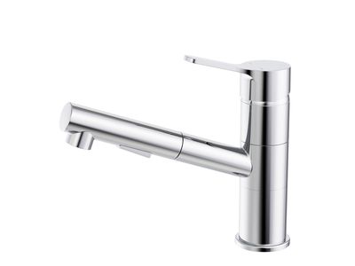 Robinet de cuisine avec douchette Chrome New Silo M - ESSEBAGNO