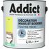 Peinture décoration Murs et Boiseries SATIN 2.5 L anis - ADDICT