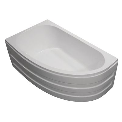 Baignoire asymétrique gauche L 1600 x P 900 mm  Easy bath BALNEO