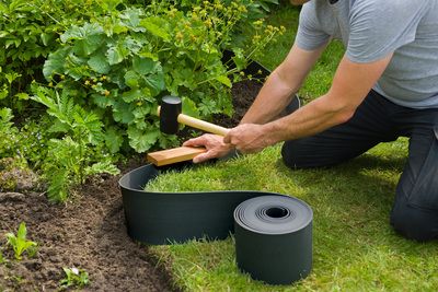 BORDURE DE JARDIN FLEXIBLE PE RECYCL NOIR H.7,5 CM X 10 M OUTSIDE LIVING