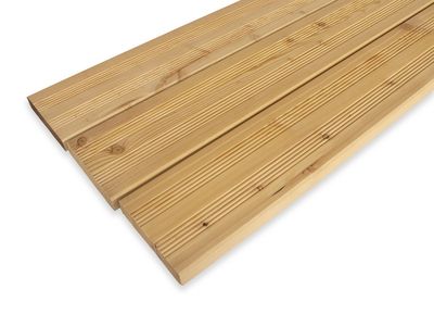 Lame de terrasse meleze L 3000 x H 145 x EP 27 mm HENRY TIMBER