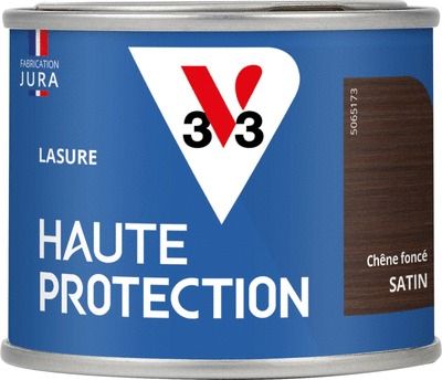 Lasure Haute Protection 8 ans satin chêne foncé 125 ML V33