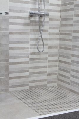 Mosaique 3d marbre beige alpes