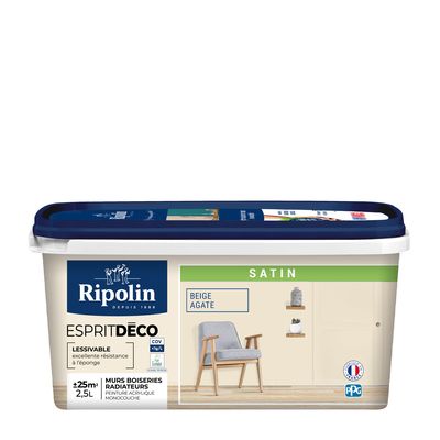 Peinture Blanche intérieure, murs Satin 5 L - Brico Dépôt