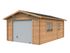 Garage bois Marron Roger 19m2 PALMAKO Livraison incluse domicile