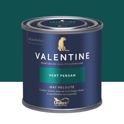 Peinture Valentine Mat Velouté Vert Persan 0,125 L - DULUX VALENTINE