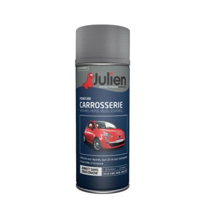 Peinture en aérosol carrosserie Gris métallisé 400 ml - JULIEN