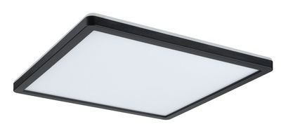 Plafonnier LED carré noir 293mm 4000K 16W ATRIA SHINE PAULMANN