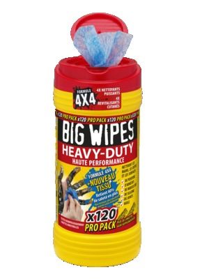 Lingettes industrielles par 120 BIG WIPES