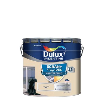 Peinture façades Ecran + ton pierre 10 l - DULUX VALENTINE