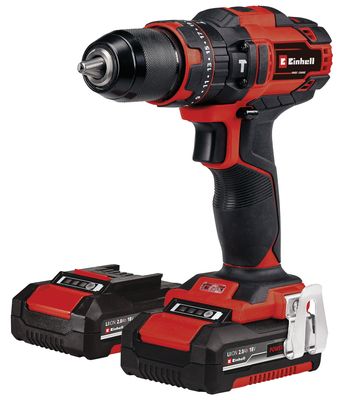 Perceuse visseuse sans fil 18 V TE-CD 18/40 Li-i avec 2 batteries 18 V + 64 accessoires EINHELL