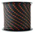 Corde tressée polyester/polyamide résistance 200 kg 3 mm 25 m noir et orange CHAPUIS