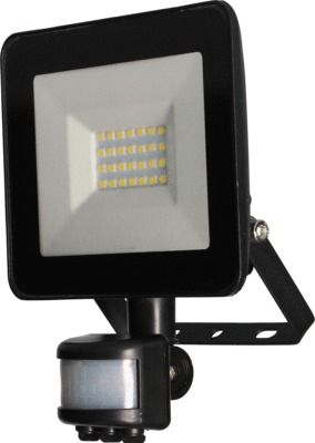 Projecteur LED extérieur détecteur de mouvements 20W blanc neutre IP44 1620 lumens noir - KREON ARLUX