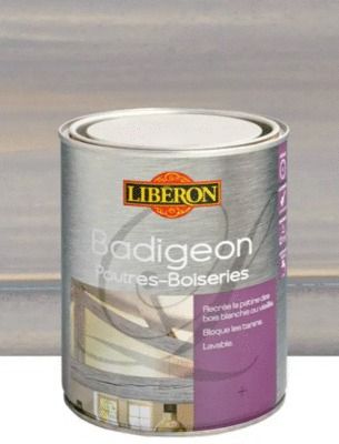 Lasure intérieure pour poutres et boiseries effet badigeon plume 1 l LIBERON