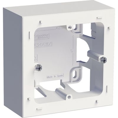 Boîte support pour montage saillie 36mm blanc - Odace SCHNEIDER ELECTRIC