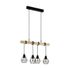 Suspension bois noir E27 4X60W TOWNSHENDS - EGLO