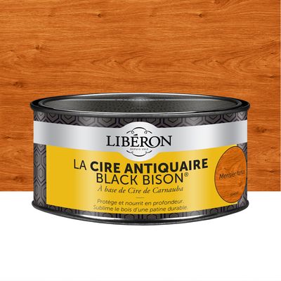 Cire antiquaire en pâte "Black Bison" merisier foncé 500 ml LIBERON