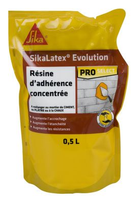 Résine d'adhérence concentrée SikaLatex Evolution 500 ml - SIKA