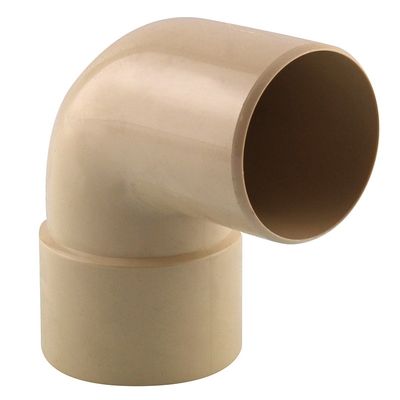 Coude PVC Mâle Femelle 87 ° diamètre 50 mm sable INTERPLAST