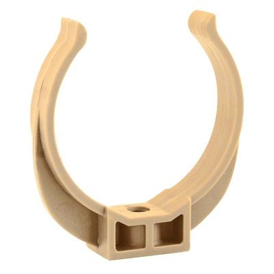 Colliers de fixation PVC pour tuyau de descente diamètre 50 mm sable par 6 INTERPLAST