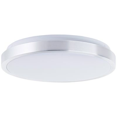 Plafonnier LED intégrée Livius rond blanc &#8960;33cm 2400 lumens BRELIGHT