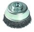 Brosse M14 ondulée diamètre 75 mm pour meuleuse TIVOLY