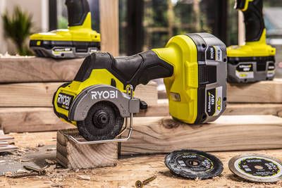 Mini-scie multi-matériaux Brushless sans fil 18 V sans batterie RCT18C-0 ONE+ RYOBI