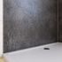 Panneau mural de douche pierre Silver Grey finition pierre 120 x 210 cm AURLANE