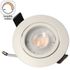 Spot encastrable RUBY LED orientable blanc 400lm 2700K dimmable ARLUX