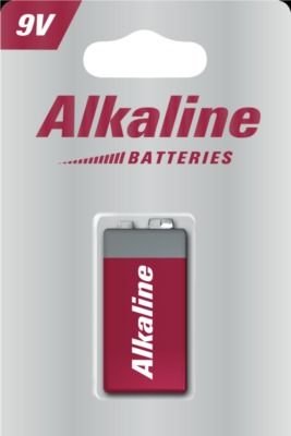 Piles Red Alkaline 9V