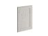 Porte à cadre effet bois blanchi pour meuble de cuisine Quadro ANV-01 OAK 56 x 60 cm OFITRES