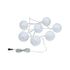 Guirlande lumineuse boule extérieur LED blanc chaud IP44 7x2 lumens 12V - Link+Light PAULMANN