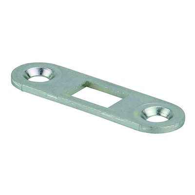 Gâche d'extrémité plate à encastrer 50 x 14 x 2 mm pour serrure à encastrer Fenster FERCO