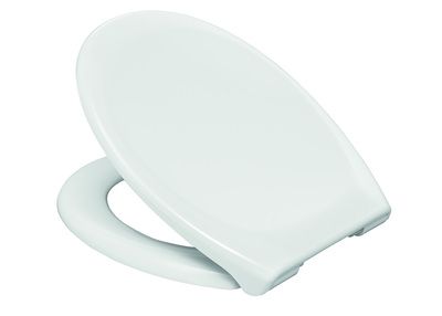 Abattant de WC blanc Esterel premium, frein de chute, déclipsable