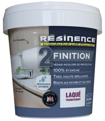 Résine transparente de protection laquée effet miroir 250 ml RESINENCE