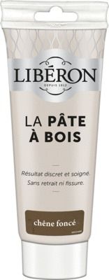 Pâte à bois chêne foncé tube 250 gr LIBERON