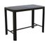 Table eos haute 140x74 aluminium graphite PRO LOISIR Livraison gratuite domicile