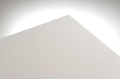 Panneau de verre synthétique blanche Opaline 2,5 mm 200 x 100 cm