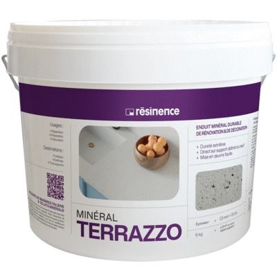 Enduit décoration Terrazzo Minéral 6 kg RESINENCE