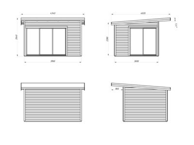 Studio Jardin Andrea 11,2M2 Slide+ Marron