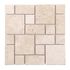 Mosaïque travertin beige clair vieilli Saule 30,5 x 30,5 cm MAT INTER