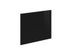 Porte pour meuble hotte de cuisine Cristal noir brillant 42 x 60 cm OFITRES