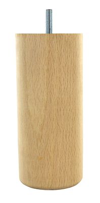 Pied de lit rond bois diamètre 68 x 150 mm