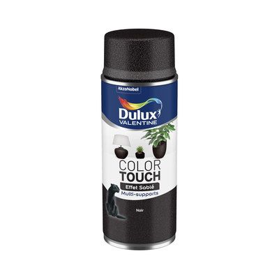 Aérosol de peinture Color Touch effet sablé noir 400 ml - DULUX VALENTINE