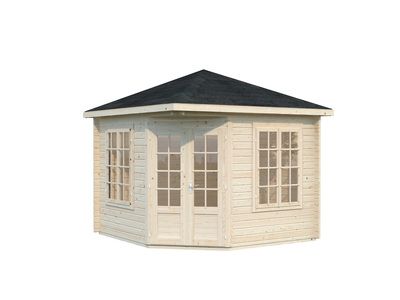 Abri de jardin bois Bois Naturel  Melanie 6,9m2 PALMAKO