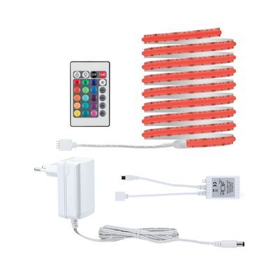 Ruban LED COB 3m prêt à l'emploi multicolore avec télécommande 22W 12V SIMPLED PAULMANN