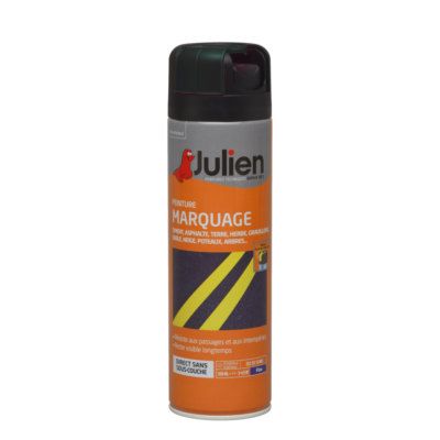 Peinture de marquage en aérosol noir mat 500 ml - JULIEN